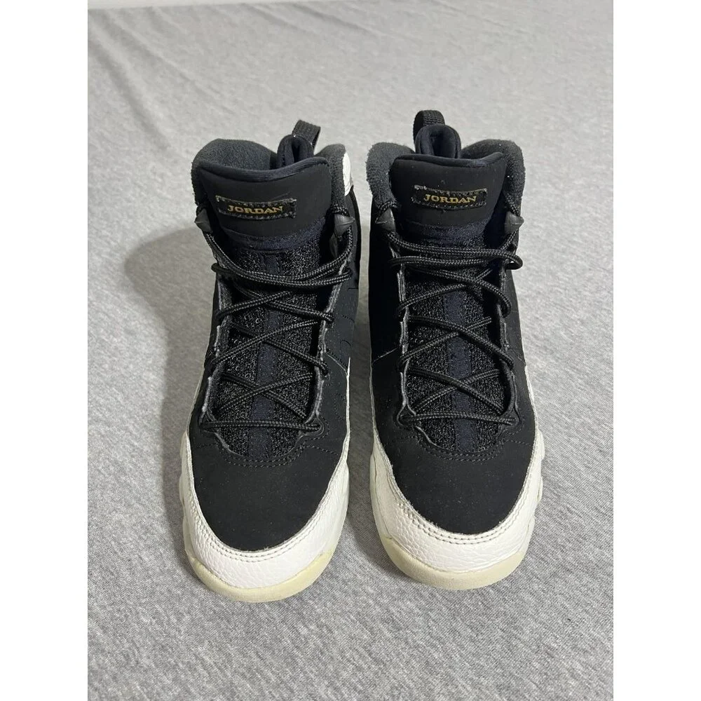 Nike Air Jordan 9 Retro Shoes Youth Size 3Y Black White Basketball GS 401811-021